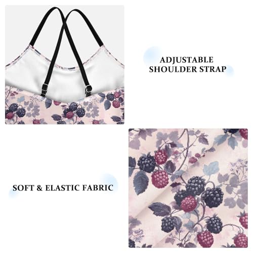 senya Girls Swimsuits One-Piece Swimwear Tie Bathing Suit Beach Summer Round Neck 9-10T Red and Purple Mulberries Pattern3