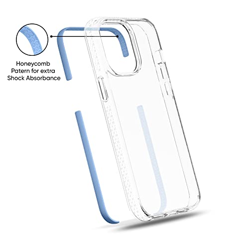 Image of Vaku Luxos Guard Series for iPhone 14 Plus Cover Case, 10 Feet Drop Protection, Shockproof, Scratch Resistant, Slim, Thin Compatible with iPhone 14 Plus Back Cover - Sierra Blue