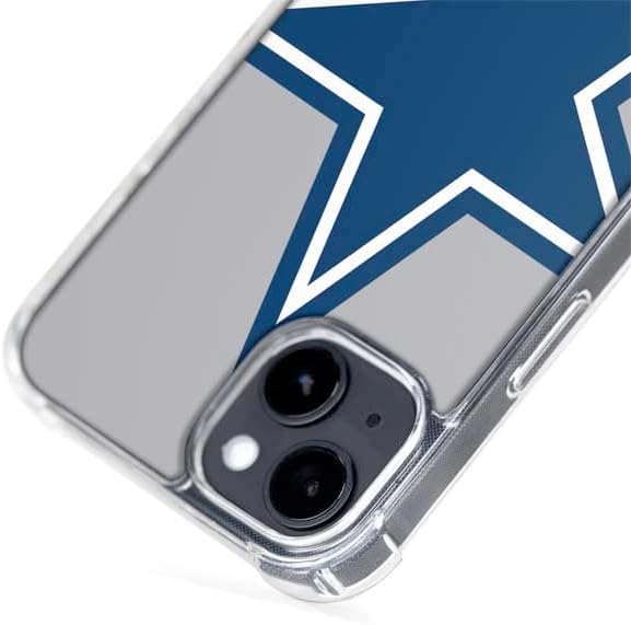 Skinit Phone Case Compatible with MagSafe iPhone 15 Plus - Officially Licensed NFL Dallas Cowboys Retro Logo Design