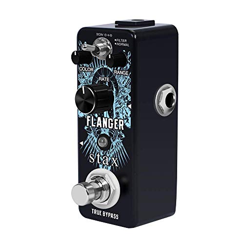 Image of Stax Guitar Flanger Pedal Vintage Analog Flanger Effect Pedals For Electric Guitar Filter & Normal Modes Mini Size True Bypass