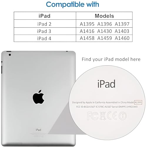 Image of Tempered Glass Full Screen Protector for Apple iPad 2 /3 /4 (2011, 2012 Old Version) Anti-Scratch & Smudge Proof (Transparent) (Pack of 1)