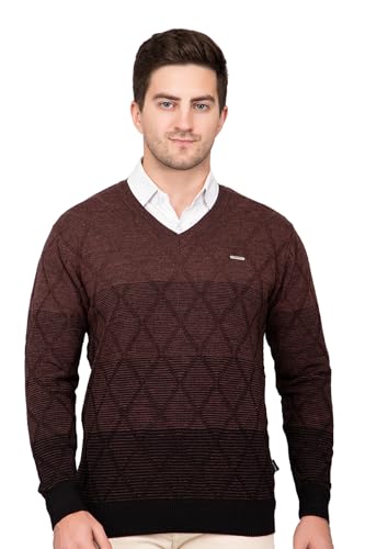 Image of GODFREY V Neck Full Sleeve Sweater for Man Winter Pullover