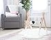 Machine Washable Faux Sheepskin White Cloud Area Rug 32