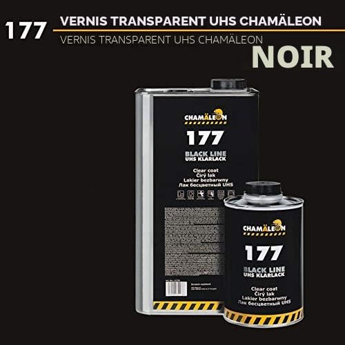 Chamäleon UHS Vernis transparent 5 l résistant aux rayures Black Line 2K Acrylique 2:1 + durcisseur standard 2,5 l pour voiture