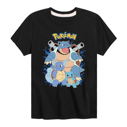 HYBRID APPAREL - Pokémon - Squirtle Evolution - Youth Short Sleeve Graphic T-Shirt