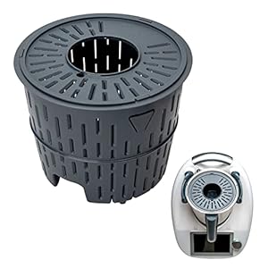 mixcover verbesserte Version Salatschleuder mit digitalen Rezeptheft kompatibel mit Thermomix TM6 TM5 – waschen und…