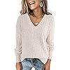 ANRABESS Long Sleeve Shirts for Women V Neck ...