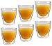 Produktbild 6x 200ml doppelwandige Eisschalen, Kaffeegläser & Teegläser, edle Vorspeisegläser, Thermogläser mit Schwebeeffekt