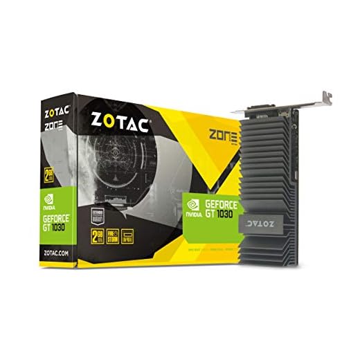 ZOTAC GeForce GT 1030 2 GB ZONE Edition passiv DVI-D HDMI svart