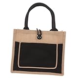 ROMISBABA Bolsa De Arpillera Reutilizable Multiusos para Compras, Viajes y Eventos