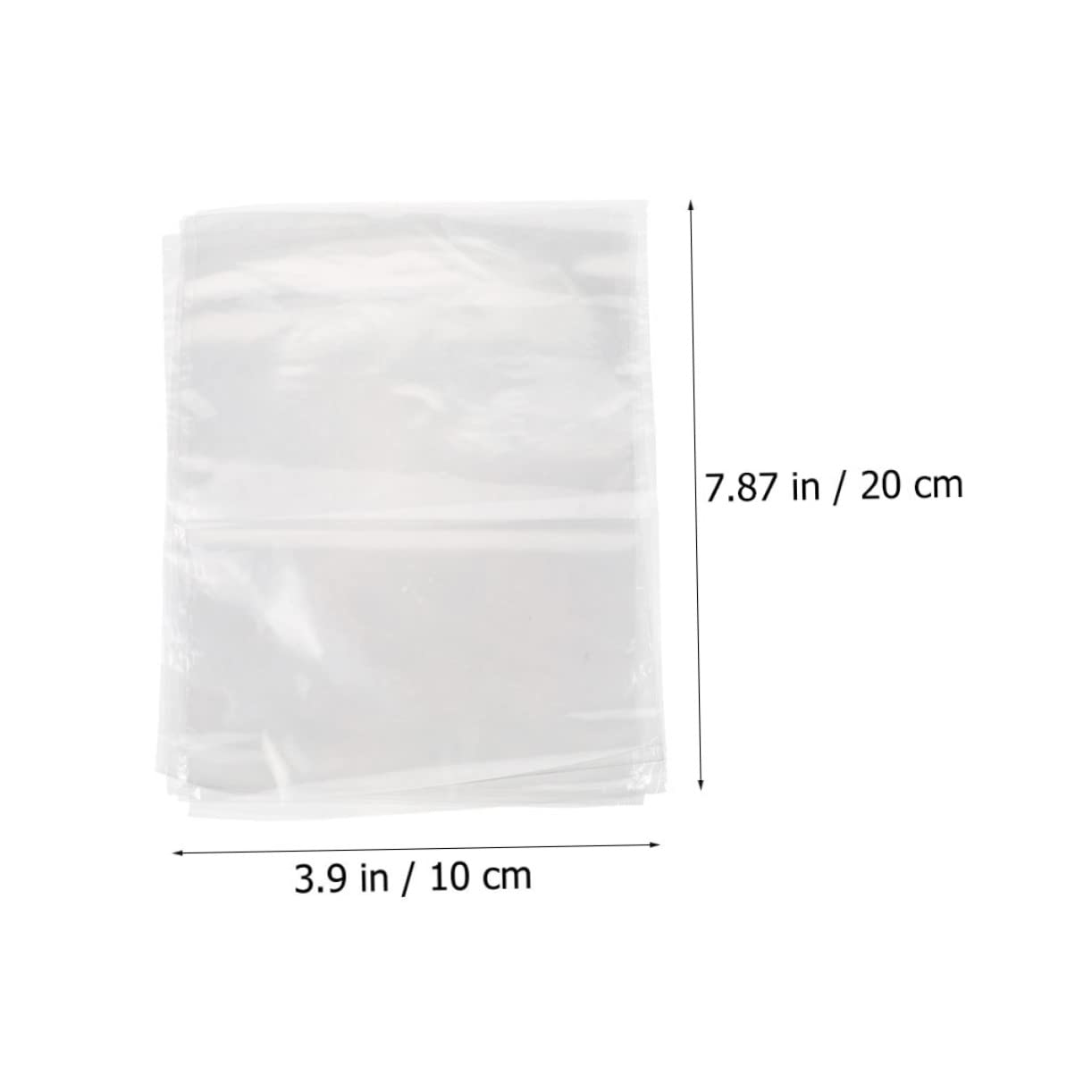 LIFKOME 200Pcs Heat Shrink Bags Clear Packaging Film for Crafts High Transparency Material for Candles Wine Bottles Soap Making and More