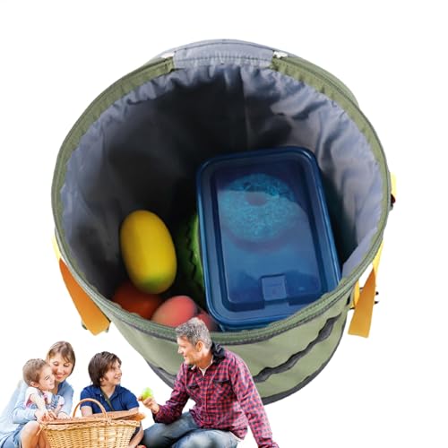 Conteneur d'eau multifonction et seau de camping pliable pour préserver la nature - 2