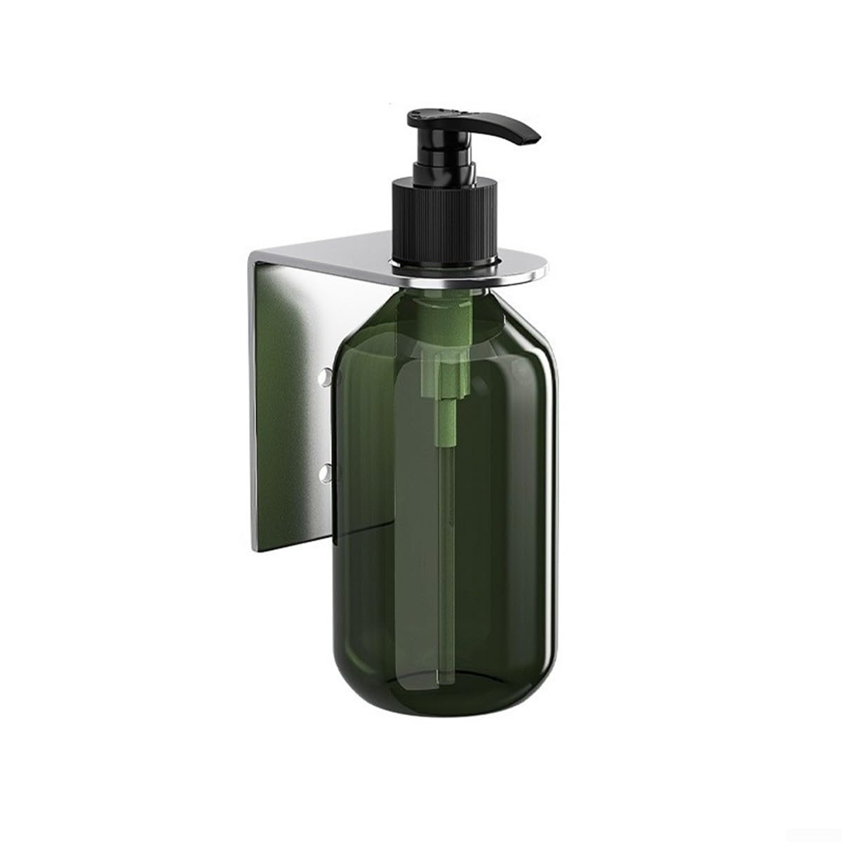 Wall Mounted Manual Soap Dispenser,Wall Mounted Liquid Dispenser,Soap Dispenser Pump for Bottle With Holder For Bathroom,Home (1 Bottle A)