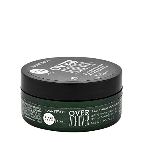 Matrix Style Link Over Achiever 3-In-1 Cream Paste Wax | Creates Texture | For Short Hair | 1.7 Fl. Oz