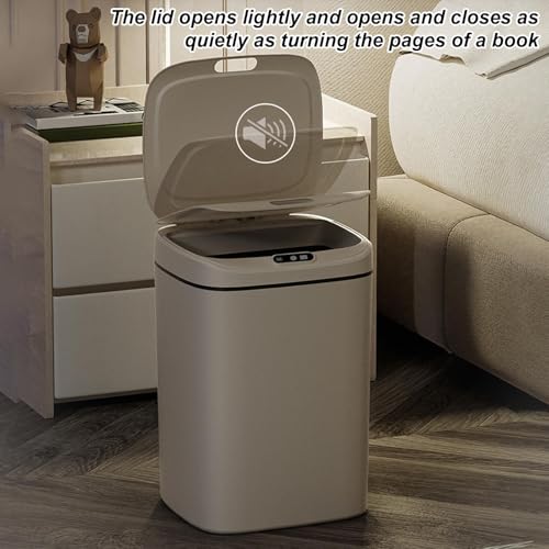 Contenedor de basura automático de gran capacidad con sensor electrónico para el hogar 6