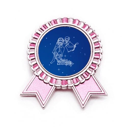 Broche rose motif constellation univers étoilé M pour veste unie