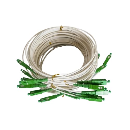 Cordon de raccordement fibre optique SC SC simplex 300 cm avec contact physique coudé APC