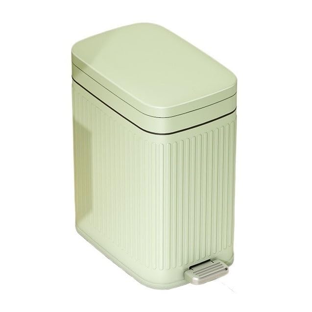 Kosz na śmieci Wąski Kosz Na Śmieci Łazienkowy Z Pedałem(Green,S)