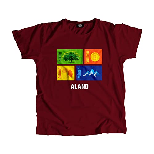 T-Shirt Maroon Aland Seasons pour vos sorties décontractées en ville