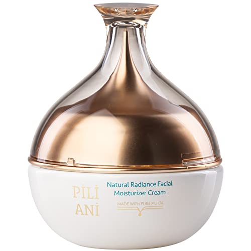 Pili Ani Natural Radiance Facial Moisturizer Cream - Ultimate Moisturizing Cream for Face and all Skin Types - Premium Skin Nourishment, Hydration, Rejuvenation From Pure Elemi and Pili Essential Oils