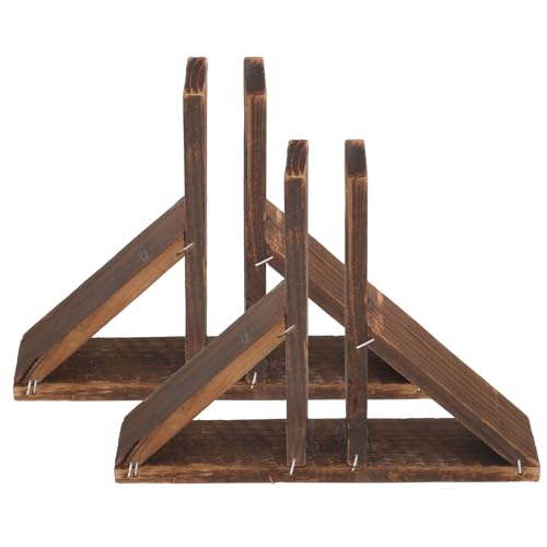 Soporte para valla de madera resistente SOLUSTRE, bases de postes de jardín