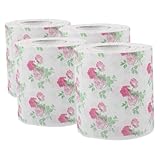 BAZEITFLOW Bunter Toilettenpapier Rollen 4-lagig mit Blumendruck Hautfreundliches Wc Papier Dekoratives Badezimmerpapier für Alltag und Reisen