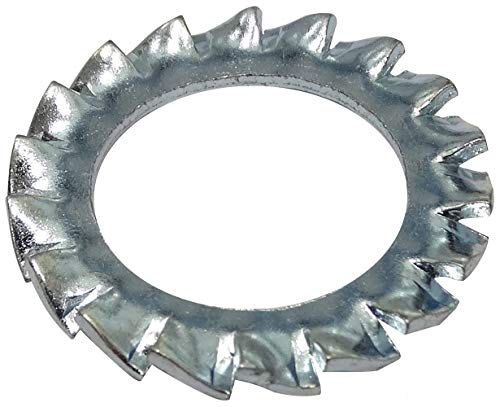 AERZETIX - C44527 - Juego de 10 Arandelas abanico de freno M14 para perno/tornillo M14 - dientes dentado exterior - en acero galvanizado - DIN6798 - montaje tuerca fijación sellado apriete