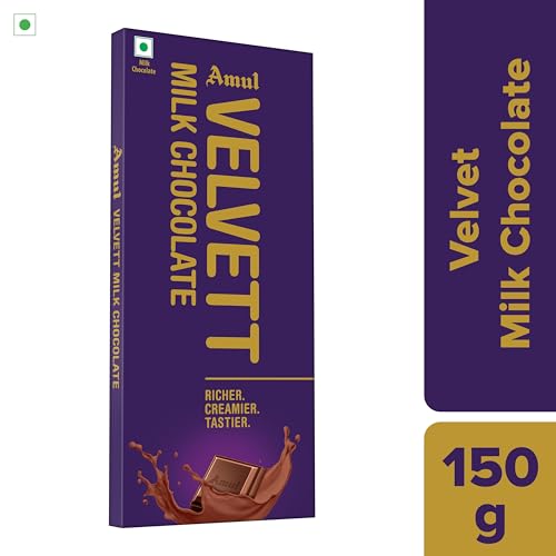 Image of Amul Velvett Milk Chocolate150 g(Pack of 3)
