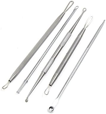 Ruilogod 5 Pcs Blackhead Whitehead Acne Pimple Blemish Extractor Remover pins Skin Care Tool (id: 292 1ac e68 213 391 image 5