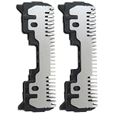 Teemuday Enhanced Shaver Razor Head ES9064 2pcs Inner Blade Cutter Men's Beard Repl. for ES6002 ES6003 ES6013 ES6015 Shavers Blades Parts
