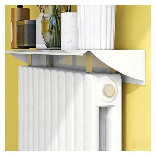 WXQTM Estantería con Calefactor, Consola Flotante para Radiador Estantería Multiusos Fácil Instalar para Salón Dormitorio Y Cuarto Baño (21.6in/55cm)