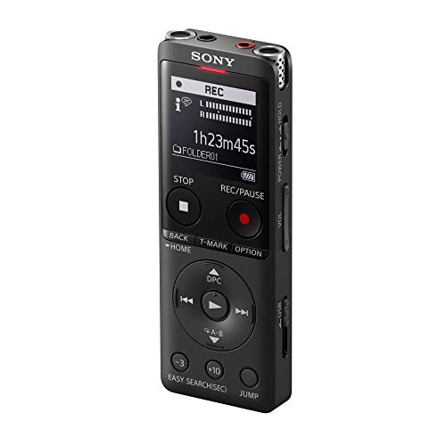 Image of Sony ICD-UX570 Digital Voice Recorder, ICDUX570BLK, usb