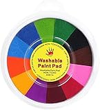 13 Couleurs Kit De Peinture Drôle De Doigt, Peintures Lavables Pour Enfants, Peinture Au Doigt Pour Enfants Non Toxique, Ensemble de Peinture pour Enfants Dapprentissage Précoce, Pour Lartisanat ,18CM