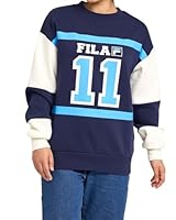 Fila Unisex Uni Valentino Crew, New Navy, Size M