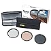 Tiffen 34mm Photo Essentials Three Filter Kit, UV, Polarizer & 812.