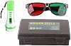 Probador de optometría - oftálmico portátil de metal, prueba de cuatro luces de Worth, filtro verde completo para evitar desviaciones, luz de prueba de 4 puntos de 1200 mAh para examen ocular 8