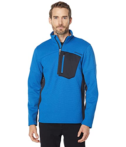 Image of Spyder Men's Bandit Hybrid 1 /2 Zip Fleece Ski Mid Layer Sweater Jacket