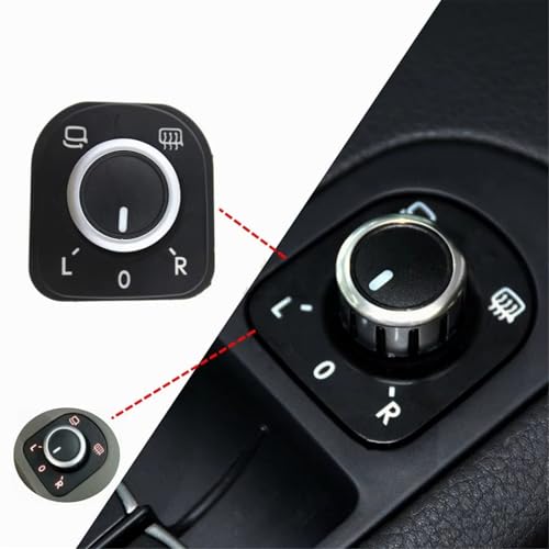 Bouton de commande de rétroviseur VW Caddy Amarok Rabbit 5K0959565 - 6