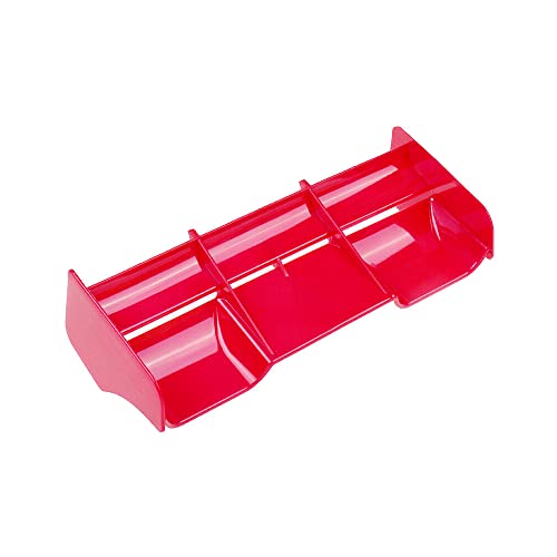 NORMICHIC RC Competition-Class Tail Wing For 1/8 Scale Nitro Electric Powered Off-Road Racing Buggy Truck, RC Frame Tail Wing Upgrade Part (Red)