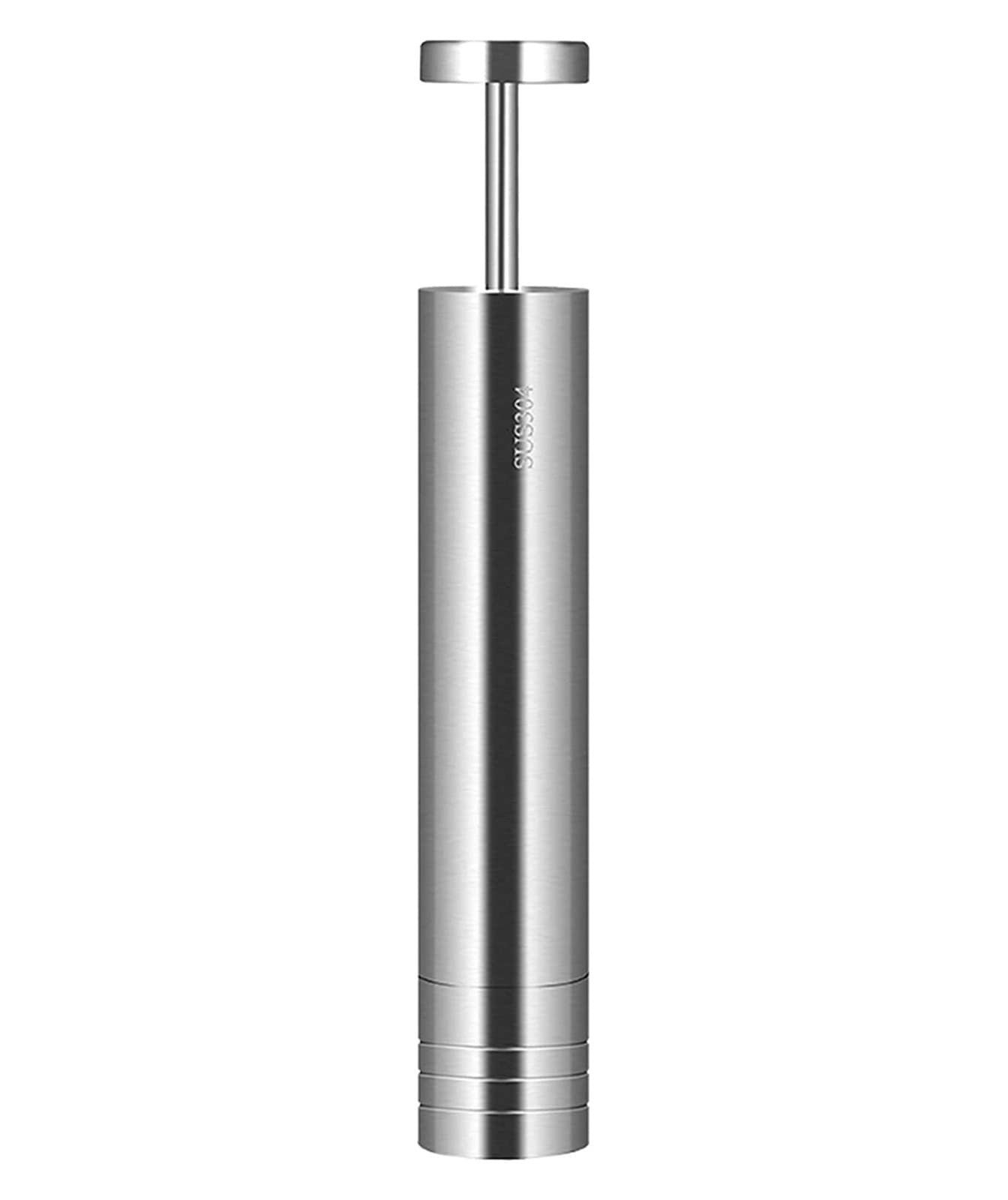 Macinapepe Portatile Macinapepe In Acciaio Inossidabile Con Supporto A Una Mano Mini Spinta Per Il Pollice Per Spezie In Grani Di Sale Marino Utensili da Cucina