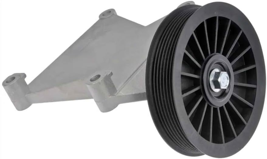 KarParts360 For Honda Accord 2003 04 05 06 2007 Air Conditioning Bypass Pulley | Plastic Pulley; Aluminum Bracket | Serpentine | 5.2 Inches Outside Diameter | Replacement For 38810RAAA01