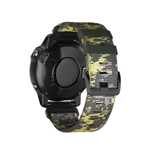 26 22mm�i�C�����L�����o�X�o���h�ɓK������Garmin Fenix 8 6X 6 7X 7 EPIX/Fenix 5X 5 3 3HR/Tactix 7(Digital camouflage,22mm For Epix Gen 2)