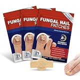 Katyjun Fungal Nail Patches 63 Stück zur Verbesserung der Nagelgesundheit Atmungsaktive Nagelpilz Pflaster für Einfache Anwendung Wirksame Bedingungen für Natürliches Nagelwachstum