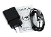 Produktbild Schnell Ladegerät für Original Fast Sony 1.8A + Ladekabel USB Typ-C 1m schwarz für Xperia 10 II | Xperia 5 II | Xperia 5 | Xperia 1 II | Xperia L4 | Xperia XA2 Ultra + Hakai DisplayCleaner