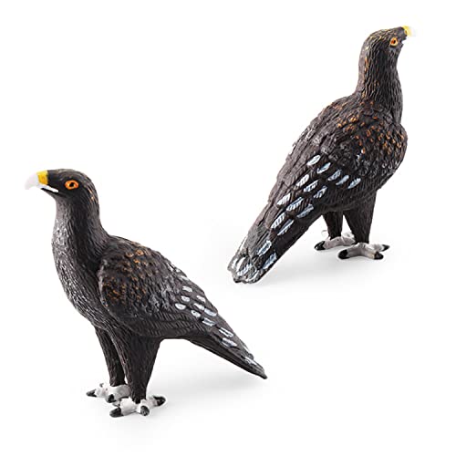 Aydinids 4 Pcs Miniature Bird Figurine Birds Of Prey Figurines Garden Statues Mini Bald Eagle Owl Model Figures For Fairy Garden Decorative Flower Pots Home Decor #TOP5