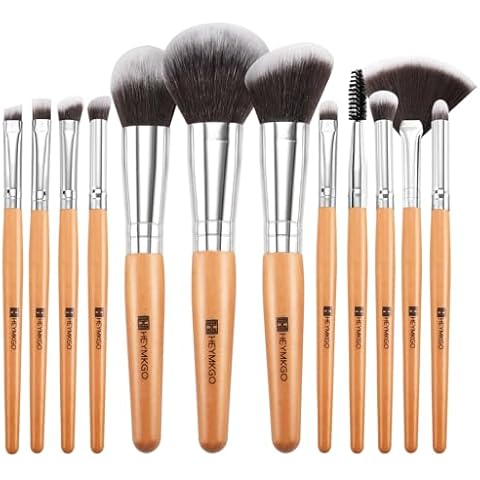 HEYMKGO 12-Piece Eco-Friendly Makeup Brush Set Cover