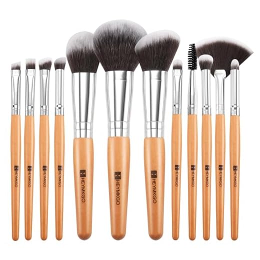 Pinceaux Maquillage, 12PCS Set Pinceau Maquillages Portables pour Fond De Teint, Blush, fard à Paupières Poils Synthetiques Doux et Sans Cruauté