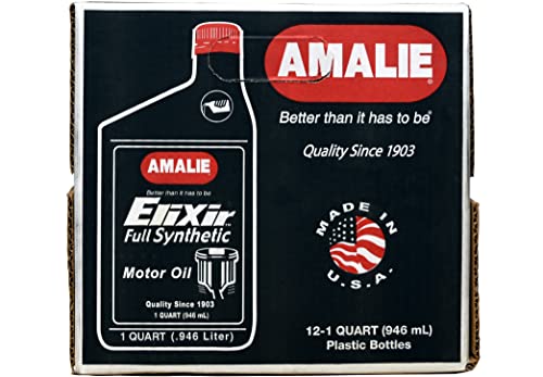 AMALIE Elixir 0W-20 Aceite Motor Sintético 1 Quart Pack 12 miniatura 3