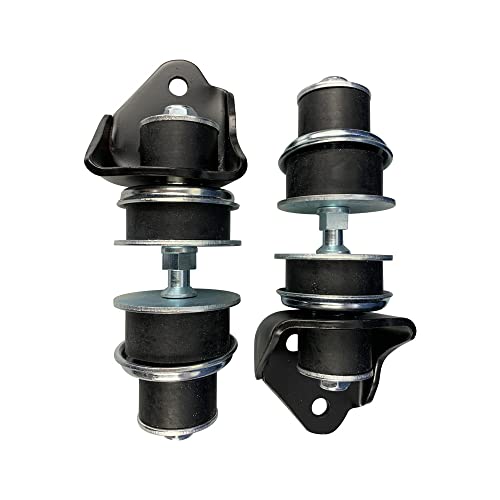 IBESTWOLF Front Engine Mount Kit with Brackets for 1955 1956 1957 Chevy Bel Air SBC V-8 Engines 400-6897, 400-6902 - Thumbnail 3