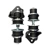Front Engine Mount Kit with Brackets for 1955 1956 1957 Chevy Bel Air SBC V-8 Engines 400-6897, 400-6902